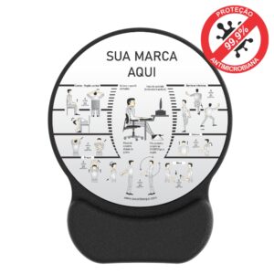 Mouse Pad Ergonômico Personalizado Monobloco