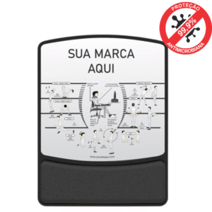 Mouse Pad Ergonômico Personalizado Monobloco Classic